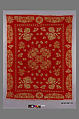 Coverlet, Wool, cotton, woven, American