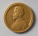 Prince Henry of Prussia, Victor David Brenner (American, born Šiauliai, Lithuania (Shavli, Russian Empire) 1871–1924 New York), Gold, American