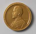 Prince Henry of Prussia, Victor David Brenner (American, born Šiauliai, Lithuania (Shavli, Russian Empire) 1871–1924 New York), Gold, American