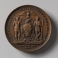 The 250th Anniversary of the Institution of Municipal Government in New York, Bronze, American