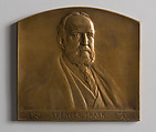 Spencer Trask, Victor David Brenner (American, born Šiauliai, Lithuania (Shavli, Russian Empire) 1871–1924 New York), Bronze, American