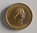 The Elliot Cresson Medal, Bronze and gold leaf, American