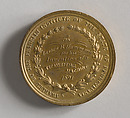 The Elliot Cresson Medal, Bronze and gold leaf, American