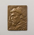 After Whistler's Portrait of Carlyle, Ralph Bartlett Goddard (1861–1936), Bronze, American