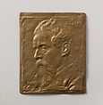 The Later Portrait of Dickens, Ralph Bartlett Goddard (1861–1936), Bronze, American