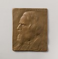 The Later Portrait of Longfellow, Ralph Bartlett Goddard (1861–1936), Bronze, American