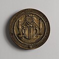 Commemorating the Three-Hundredth Anniversary of the Establishment of the Dutch on Manhattan, J. F. Newman, Bronze, American