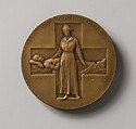 To Commemorate the Vision and Achievement of the War Council, Daniel Chester French (American, Exeter, New Hampshire 1850–1931 Stockbridge, Massachusetts), Bronze, American