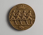 Speed and Strength, Robert Tait McKenzie (American (born Canada), Almonte 1867–1938 Philadelphia, Pennsylvania), Bronze, American