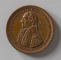 Medal, Probably copper, American