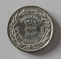 Medal, John A. Bolen (1826–1906), Metal