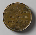 Medal, James Manley  American, Gilt bronze, American