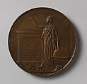 The Cullum Geographical Medal, Victor David Brenner  American, born Lithuania, Lead, American