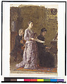 The Pathetic Song, Thomas Eakins (American, Philadelphia, Pennsylvania 1844–1916 Philadelphia, Pennsylvania), Watercolor on off-white wove paper, American