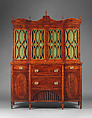 Gentleman’s secretary, Attributed to Nehemiah Adams (1769–1840), Mahogany, mahogany veneer, satinwood with white pine, American