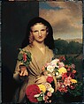 The Flower Girl, Charles Cromwell Ingham (American (born Ireland), Dublin 1786–1863 New York), Oil on canvas, American