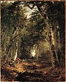 In the Woods, Asher Brown Durand (American, Jefferson, New Jersey 1796–1886 Maplewood, New Jersey), Oil on canvas, American