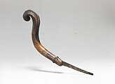 Crooked Knife, Wood, metal, Canada or New England