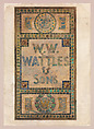 Design for a mosaic wall panel, Louis C. Tiffany (American, New York 1848–1933 New York), Transparent, and opaque watercolor, and graphite on artist's board, American