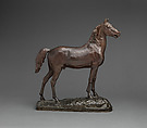 Study of the Horse for the Statue of Major General George Henry Thomas, John Quincy Adams Ward (American, Urbana, Ohio 1830–1910 New York), Bronze, American