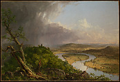 View from Mount Holyoke, Northampton, Massachusetts, after a Thunderstorm—The Oxbow, Thomas Cole (American, Lancashire 1801–1848 Catskill, New York), Oil on canvas, American