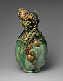 Vase with marine life, Thomas J. Wheatley (1853–1917), Earthenware, American