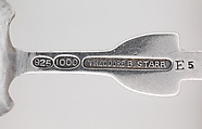 Spoon, Theodore B. Starr (American, New Rochelle, New York 1837–1907 Ridgefield, Connecticut), Silver, American