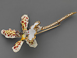 Brooch, Paulding Farnham (1859–1927), Gold, diamonds, and enamel, American
