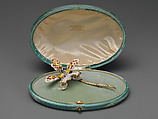 Brooch, Paulding Farnham (1859–1927), Gold, diamonds, and enamel, American