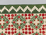 Rose Wreath Quilt, Unknown Artist, American (Baltimore, Maryland), Cotton, silk, wool, American