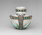 Vase, Tiffany & Co. (1837–present), Silver, silver-gilt, freshwater baroque pearls, amazonite, opals., American