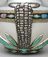 Vase, Tiffany & Co. (1837–present), Silver, silver-gilt, freshwater baroque pearls, amazonite, opals., American