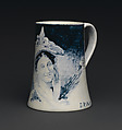 Mug, Volkmar Ceramic Company (ca.1893–ca.1902), Earthenware, American