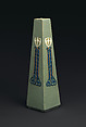 Aztec vase, Designed by Frederick Hurten Rhead (American (born England), Hanley, Stoke-on-Trent 1880–1942 New York), Earthenware, American