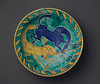 Plaque with horses, Wilhelm Hunt Diederich (American (born Hungary), Szent-Grot 1884–1953 Tappan, New York), Earthenware, American