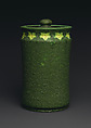 Tobacco jar, Designed by Wilhelmina Post (American, 1867 - unknown), Earthenware, American