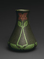 Vase, Frederick E. Walrath (1870–1921), Earthenware, American