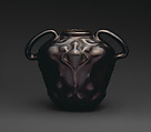 Feroza vase with handles, J. B. Owens Pottery Company (1891–1907), Earthenware, American