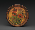 Plaque with poppies, M. Louise McLaughlin  American, Porcelain, American