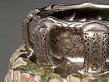 The Magnolia Vase, Tiffany &amp; Co. (1837–present), Silver, enamel, gold, and opals, American