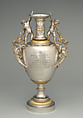 Vase, Tiffany & Co. (1837–present), Silver, silver-gilt, and glass or stone, American