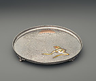Tray, Tiffany &amp; Co. (1837–present), Silver, copper, brass, gold-copper alloy, and copper-platinum-iron alloy, American