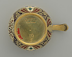 Cup from the Mackay Service, Tiffany & Co. (1837–present), Silver-gilt and enamel, American