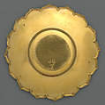 Saucer from the Mackay Service, Tiffany &amp; Co. (1837–present), Silver-gilt and enamel, American