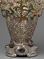 The Magnolia Vase, Tiffany &amp; Co. (1837–present), Silver, enamel, gold, and opals, American