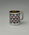 Cup and saucer, Tiffany &amp; Co. (1837–present), Silver, patinated copper,  patinated copper-platinum-iron alloy, and gold, American