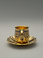 Cup from the Mackay Service, Tiffany & Co. (1837–present), Silver-gilt and enamel, American