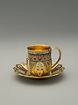 Cup from the Mackay Service, Tiffany & Co. (1837–present), Silver-gilt and enamel, American