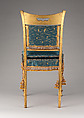 Side Chair, Herter Brothers (German, active New York, 1864–1906), Gilded maple, American