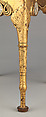 Side Chair, Herter Brothers (German, active New York, 1864–1906), Gilded maple, inlaid with mother-of-pearl, and modern upholstery, American